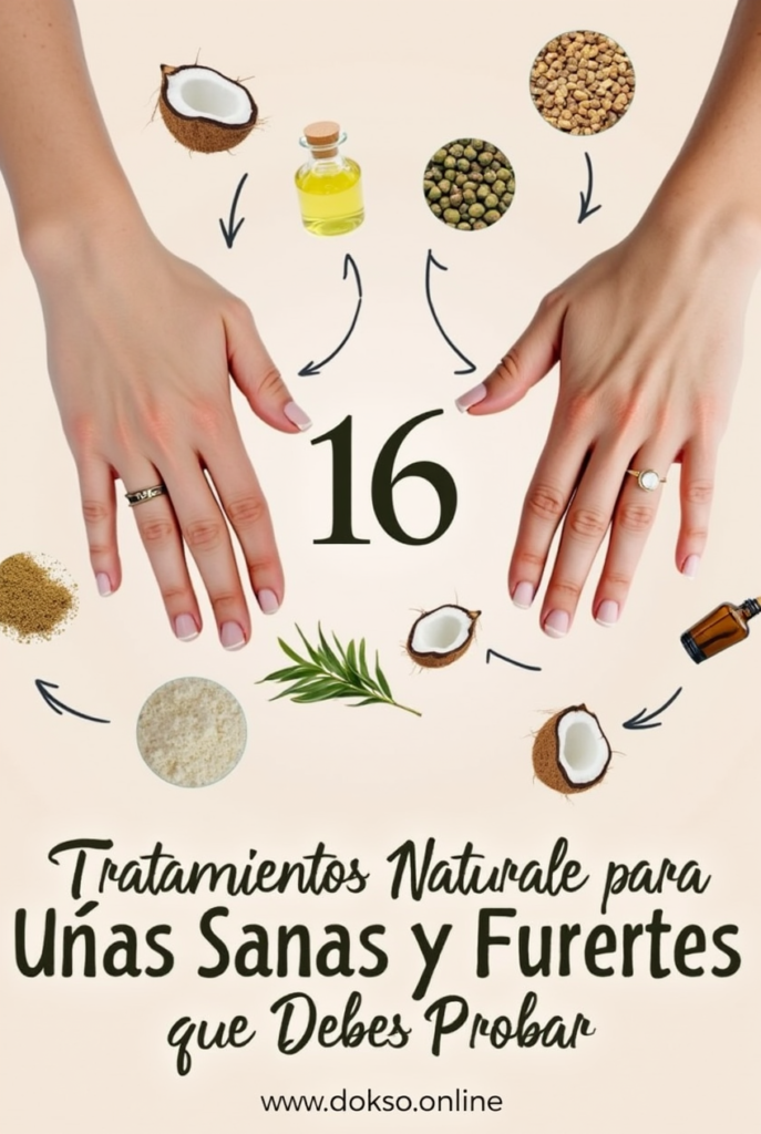 16 Tratamientos Naturales para Uñas Sanas y Fuertes que Debes Probar