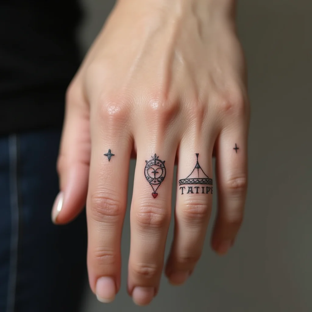 46 ideas elegantes de tatuajes para los dedos diseños pequeños, llamativos y con significado